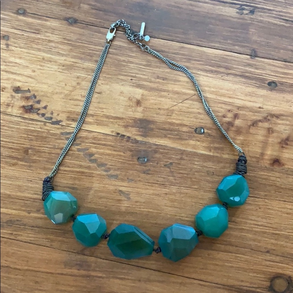 Jade 6-stone necklace